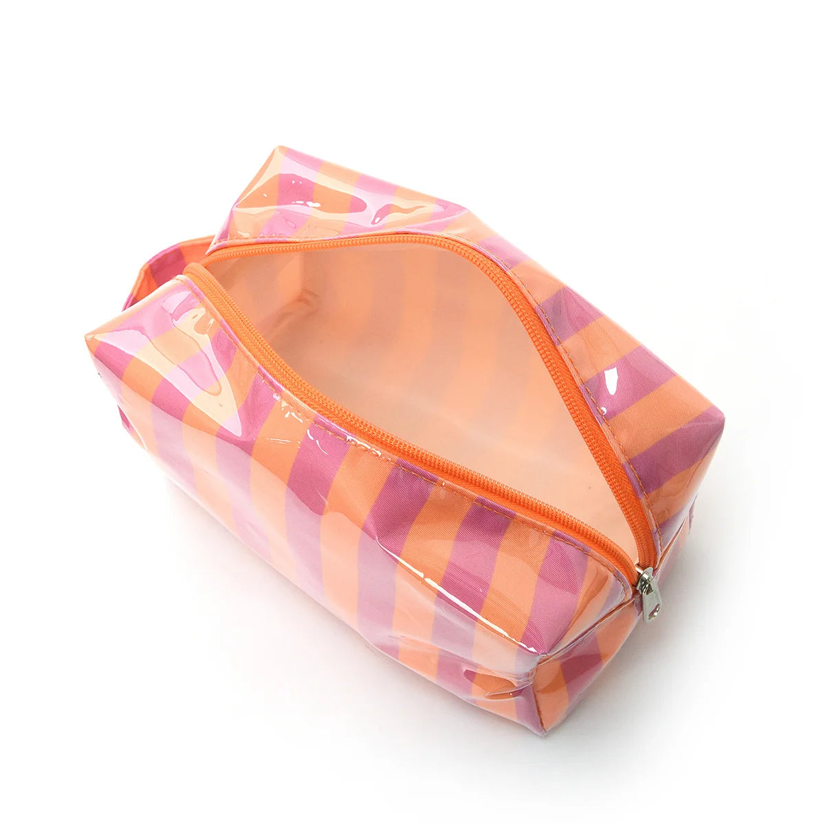 Striped Toiletry Bag Women's Travel Cosmetic Storage Bag Portable Casual Makeup Organizer for Business Trip CB DROPSHIPPING