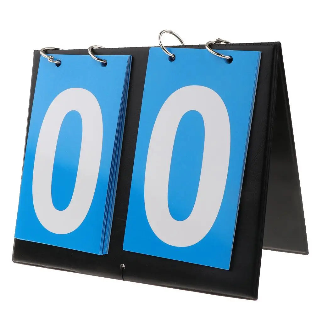 Sporting Goods 2 Digit Portable Table Top Scoreboard Indoor Outdoor Easy-Flip Basketball Football Basketball Scoreboard CB DROPSHIPPING