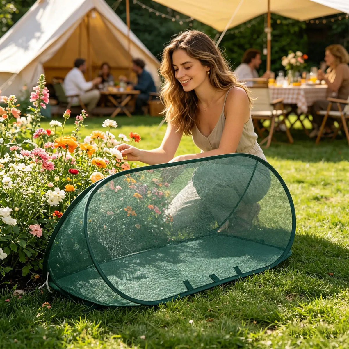 Garden Mesh Plant Cover Seedlings Large Vegetable Supplies Indoor Gardening Greenhouse Accessories Plants Covers Products