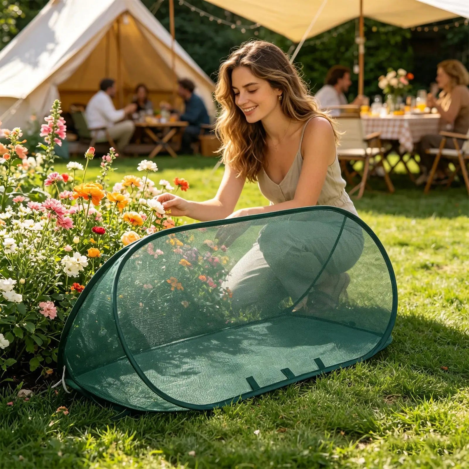 Garden Mesh Plant Cover Seedlings Large Vegetable Supplies Indoor Gardening Greenhouse Accessories Plants Covers Products