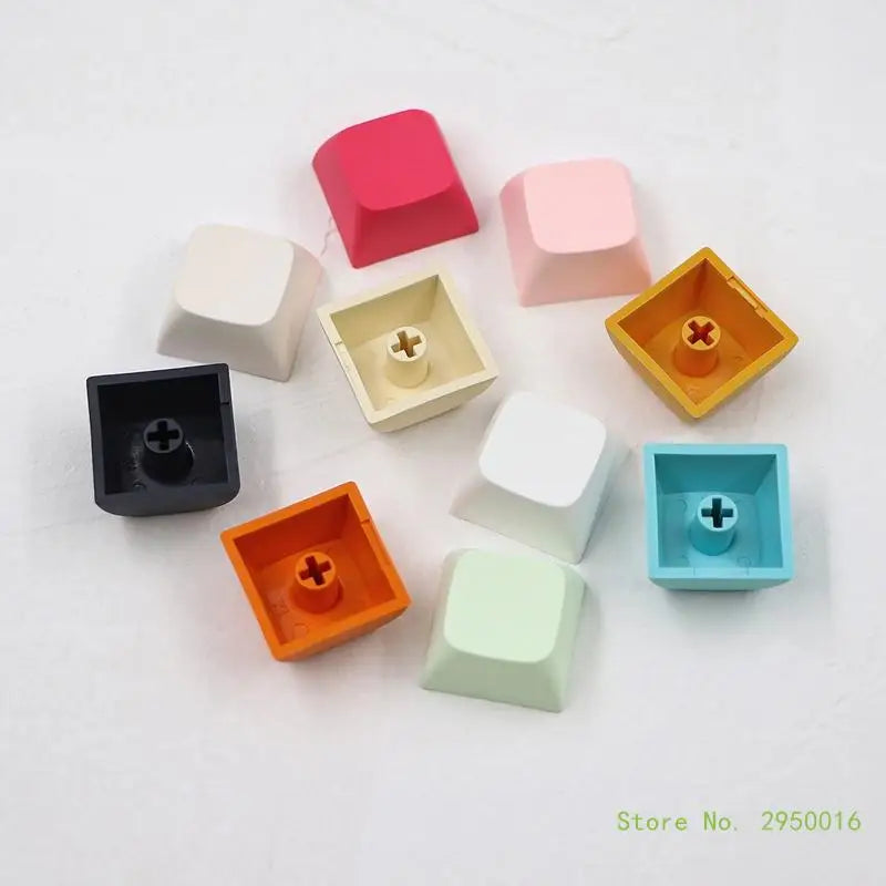 20 Pieces PBT Not Engraving Blank Keycap XDA Height 1U Dyeing Sublimation for Key Caps for Cherry Mx Switches CB DROPSHIPPING