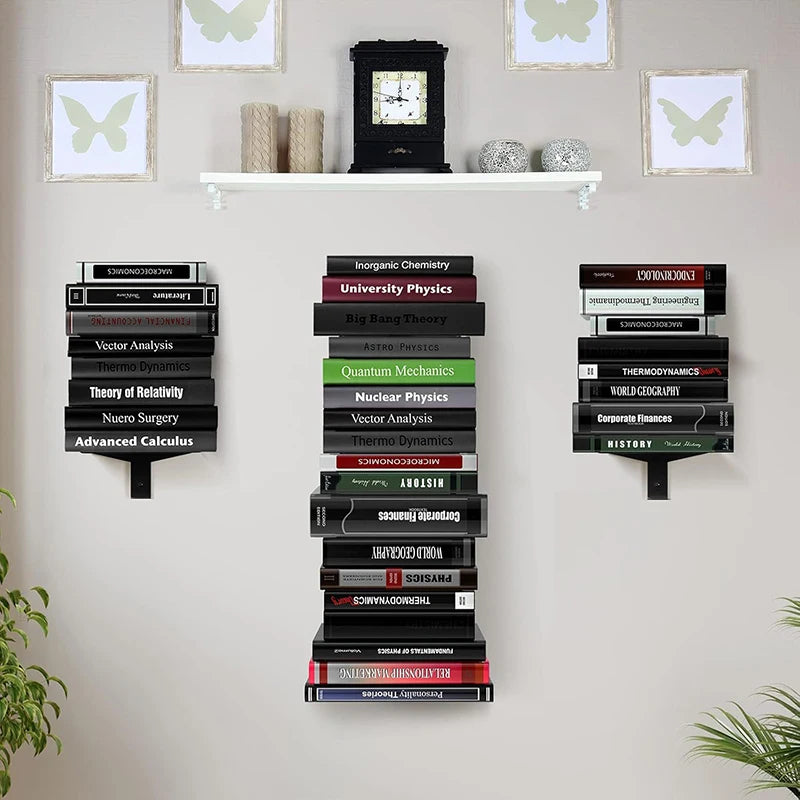 Wall Bookcases Living Room Storage Furniture Bookcase Shelves Modern Metal Multifunction Organizers Bookshelf Creative Design