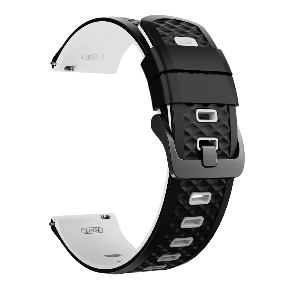 22mm Sport Slicone Strap For OnePlus Watch 3 2 2R 46mm Soft Bracelet For OPPO Watch X X2 4 Pro/Mi Watch 2 Pro S4 S3 S1 Watchband CB DROPSHIPPING