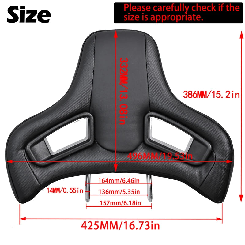 TIYPEOR Sport Car Seat Auto Headrest Modified Plug-In High Quantity Leather Racing Headrest CB DROPSHIPPING