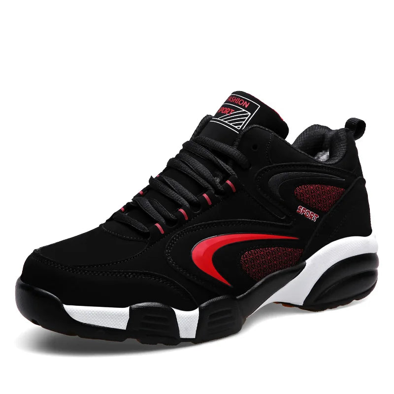Men's Snow Boots Winter Warm Couple Casual Sneakers Fashion Leather Outdoor Sport Running Tenis Men Non-slip Big Size 48 Trainer
