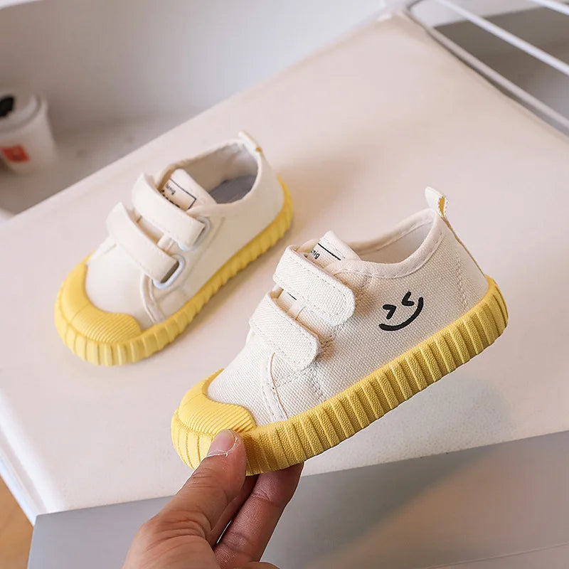Children Canvas Shoe Candy Color Korean Style Kids Casual Shoes Toddler Girl Boy Breathable Soft Sole Board Shoes Tenis Infantil CB DROPSHIPPING