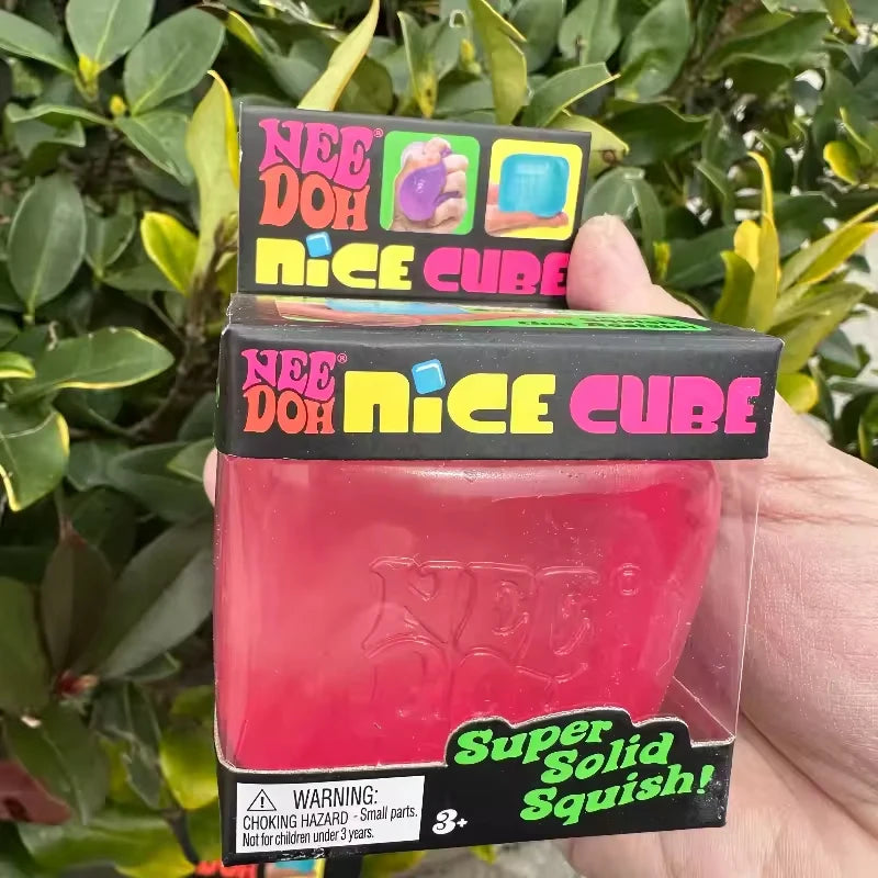 Schylling Needoh Nice Cube Sensory Nice-Sicle Stress Relief Squishy Cube Anti-Anxiety Squeeze Object For Focus ADHD Population CB DROPSHIPPING
