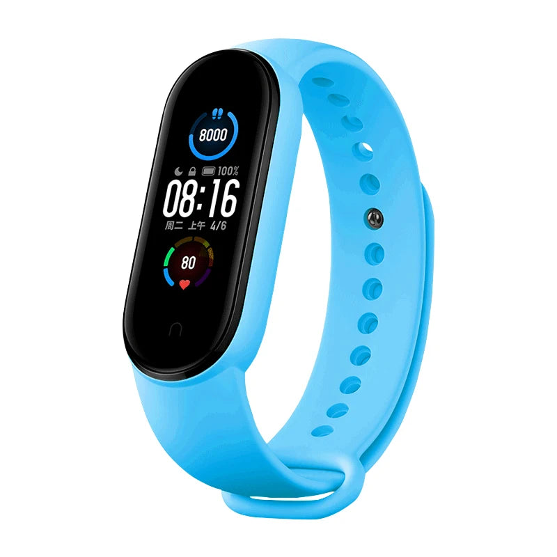 Watchbands for Xiaomi Mi Band 7 bracelet silicone wrist Miband 5 6 NFC Replacement pulsera Sport correa mi band 7 6 3 4 5 strap