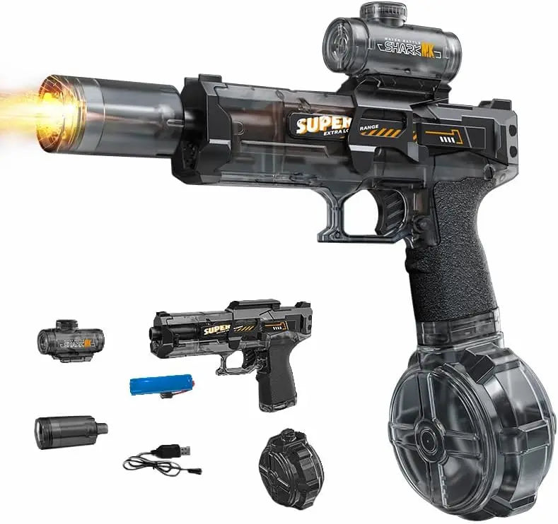 Automatic Electric Water Gun with 26FT Range, High Capacity for Pool Party and Outdoor Fun CB DROPSHIPPING