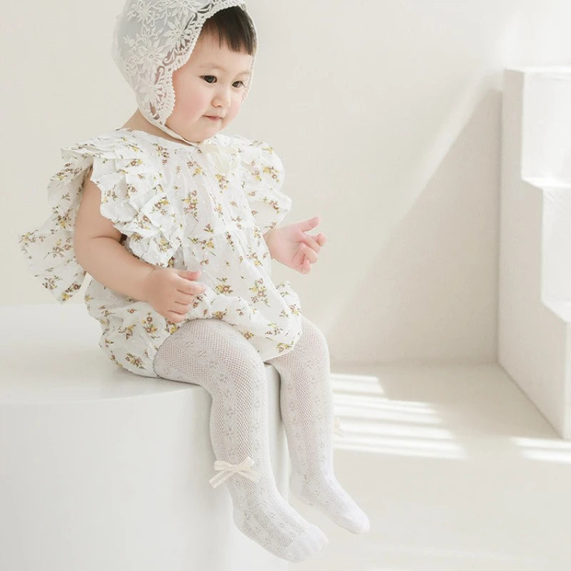 0-8Y Infant Boys Girls Summer Mesh Thin Pantyhose Soft Cotton Toddler Baby Tights Newborn Kids Breathable transparent Stockings CB DROPSHIPPING