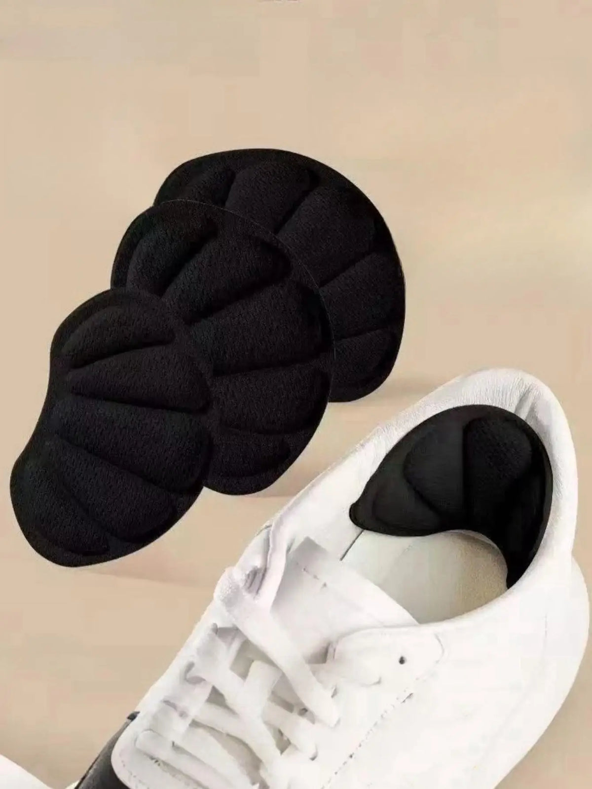 2 Pairs of Unisex Transparent Shell Silicone Heel and Sole Protectors, Comfortable and Stylish Insoles, Heel Stickers, Shoe Accessories