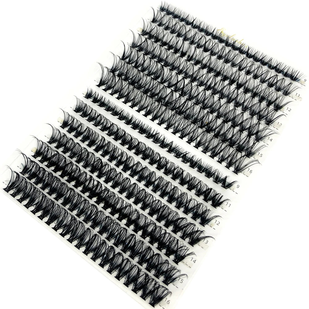 AMSDCN 100/280 clusters 30D 40D 60D 80D curly eyelashes naturally soft DIY makeup false eyelashes