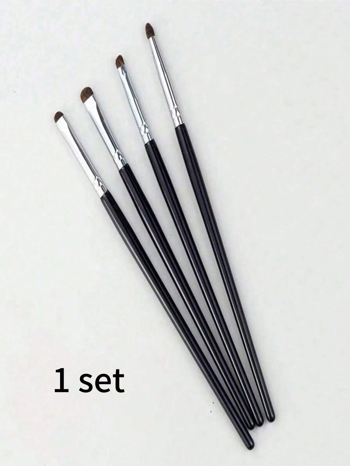 4Pcs Small Eyeshadow Brushes for Fine-Tuning Eye Makeup, Tapered Small Brushes for Highlighting, Fine Detail Blending, and Concealing CB DROPSHIPPING