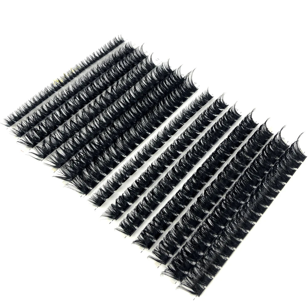 AMSDCN 100/280 clusters 30D 40D 60D 80D curly eyelashes naturally soft DIY makeup false eyelashes
