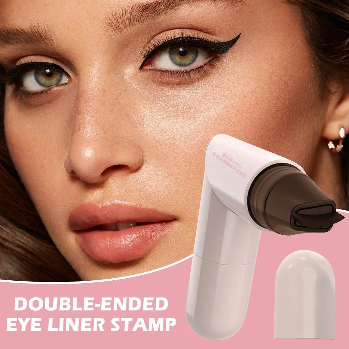 Eye liner Winged Eye End Stamp Double-Tip Women Makeup Eye End Wing Stamp Waterproof Stencil Portable Quick Drying Cosmetics CB DROPSHIPPING