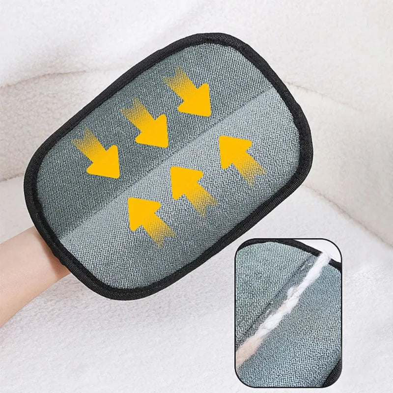 3pcs Pet Grooming Cleaning Glove Double-Sided Washing Dog Cat Glove Self Cleaning Hair Remover Massage Brush Cats Accessories CB DROPSHIPPING