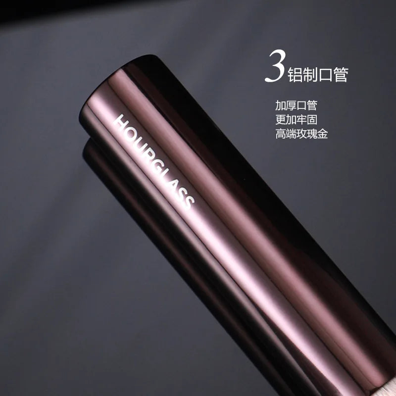1pc Hourglass Finish Foundation Makeup brushes Vanish Foundation Make up brush metal handle Concealer Bronzer high end with box CB DROPSHIPPING