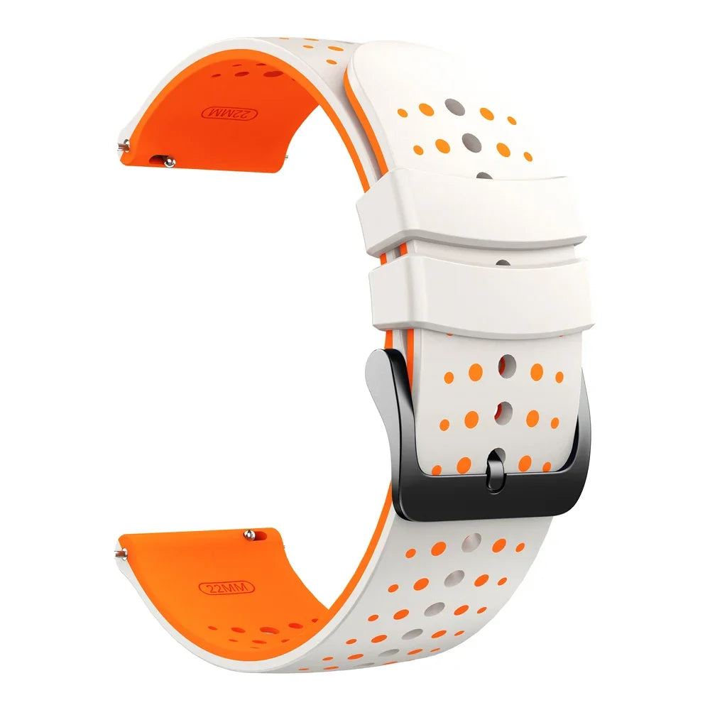 22mm Sport Slicone Strap For OnePlus Watch 3 2 2R 46mm Soft Bracelet For OPPO Watch X X2 4 Pro/Mi Watch 2 Pro S4 S3 S1 Watchband CB DROPSHIPPING