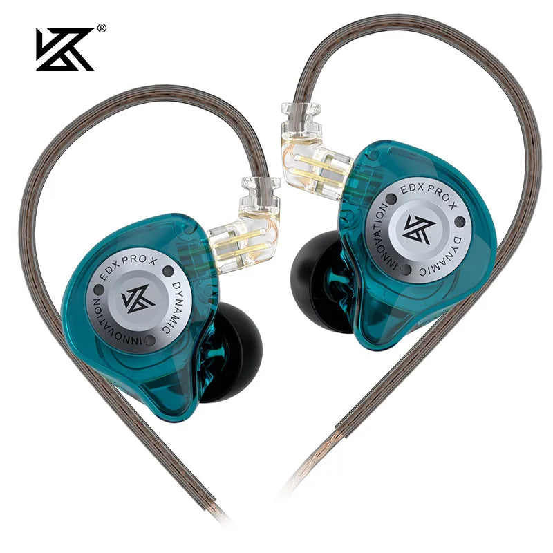 KZ EDX PRO X Dynamic Drive Earphone HIFI Bass Earbud Gaming Sport Music Noise Cancelling Headset Detachable Cable