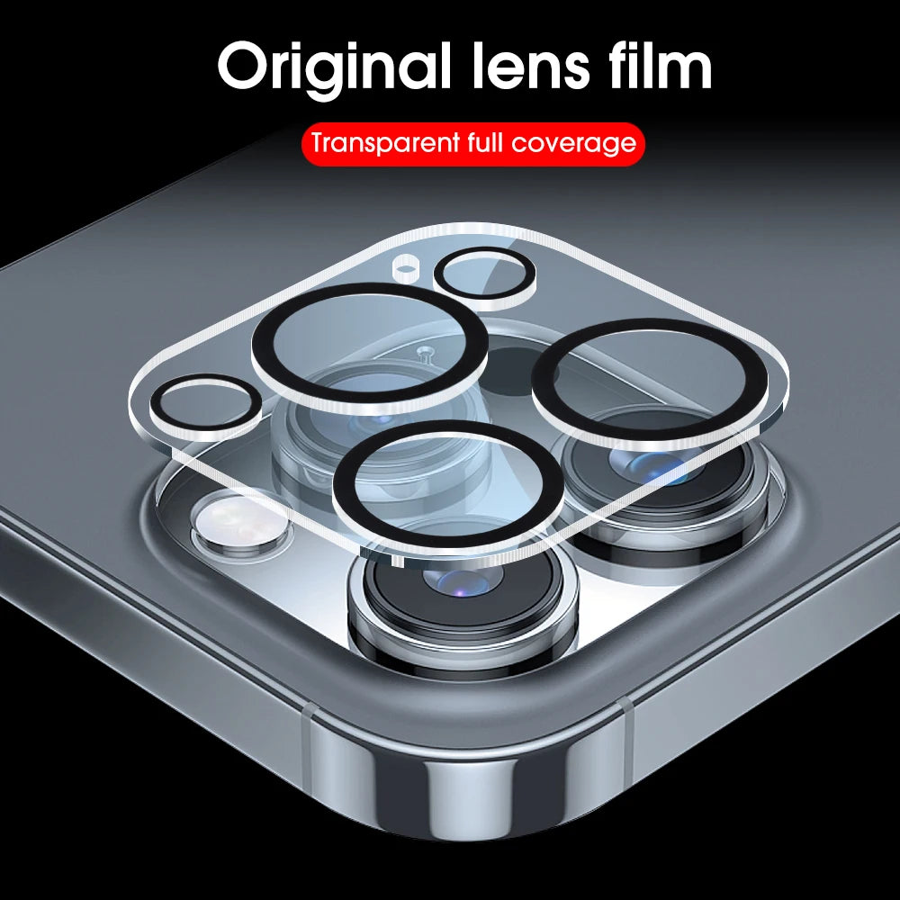 1-5pcs Camera Lens Protector Glass For iPhone 16 15 14 13 Pro Max Plus Mini HD Tempered Glass Full Lens Protector Camera Film CB DROPSHIPPING