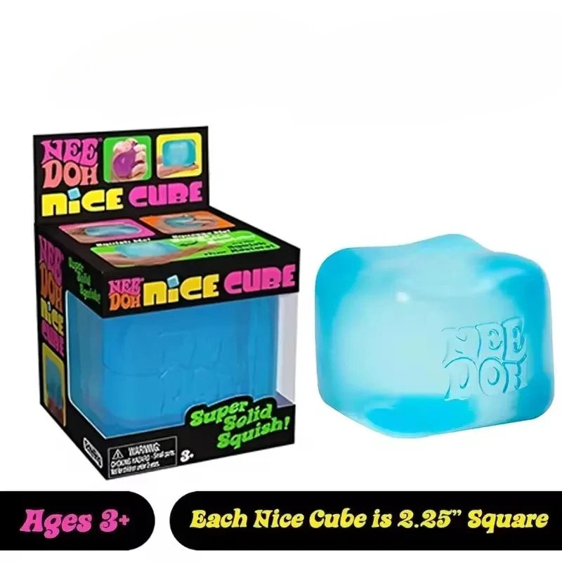 DC Schylling Needoh Nice Sensory Squeezing Toy Cube for Stress relief and Fingertip Release Toy for Pinching and Playing CB DROPSHIPPING