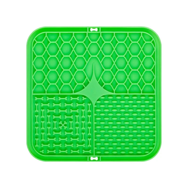 Pet Lick Silicone Mat Dogs Pet Slow Food Plate for Dog Bathing Distraction Silicone Dog Sucker Food Training Dog Feeder Supplies CB DROPSHIPPING