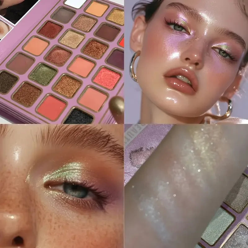 78 Colors Glitter Eyeshadow Palette Matte Waterproof Bookish Eyeshadow Palette Collection Blush All-in-One Multi-Color Makeup CB DROPSHIPPING