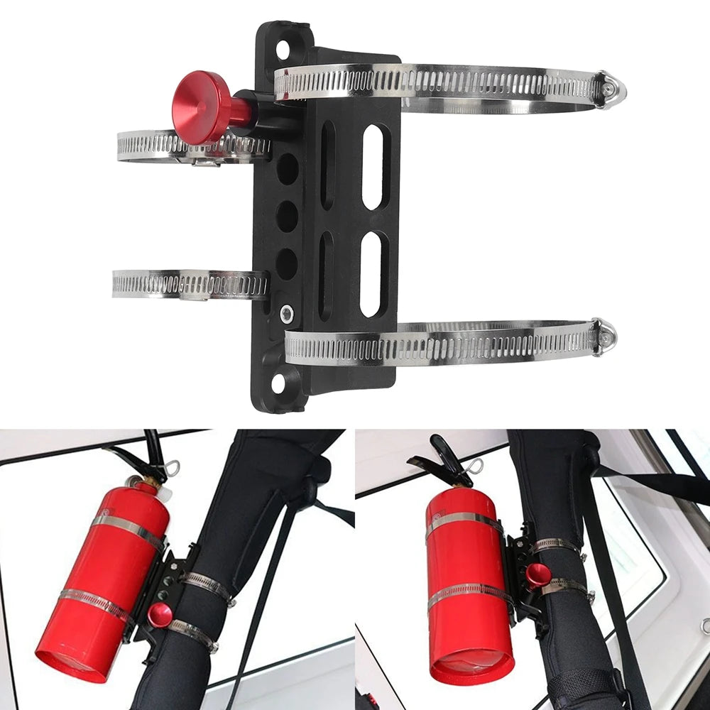 Car Extinguisher Mount Bracket Adjustable Holder Fit for Jeep Wrangler Sport/ JK/ Sahara Universal Car Accessories CB DROPSHIPPING