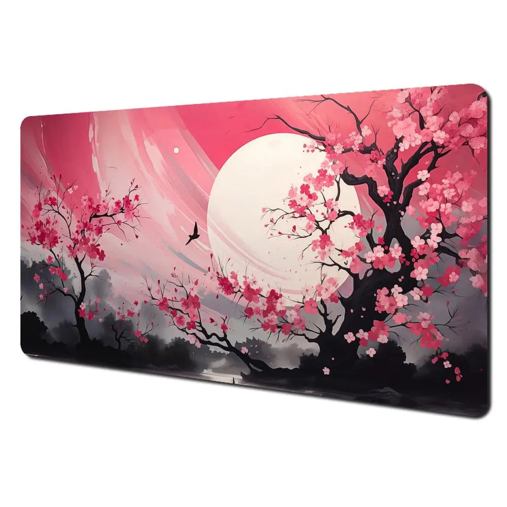 Red and Black Art Landscapes Large Mouse Pad Anti-Slip Durable Desk Mat Offices Accessories Keyboard Mouse Mat Tapis De Bureau CB DROPSHIPPING