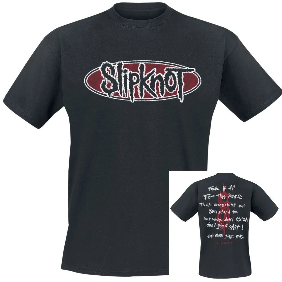 Iowa Star Slipknot T-Shirt Men Women Vintage Metal Rock Band Graphic Tee 100% Cotton Summer Streetwear Top