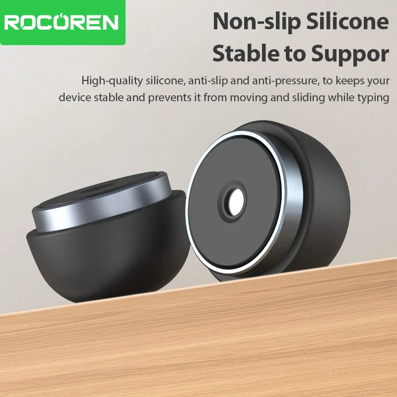 Rocoren Laptop Stand Notebook Accessories Laptop Mushroom Holder Magnetic Mini Cooler Stand for Macbook Pro Air Support Bracket CB DROPSHIPPING