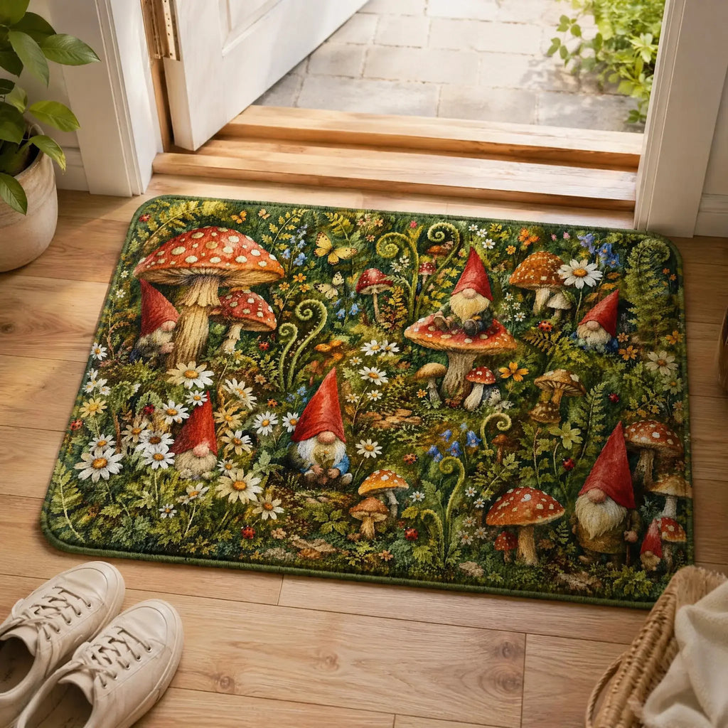 Garden Gnomes Comeback 2026 Floor Mat, Suitable For Decorating Living Rooms And Bedroom Entrances, A Unique Holiday Gift