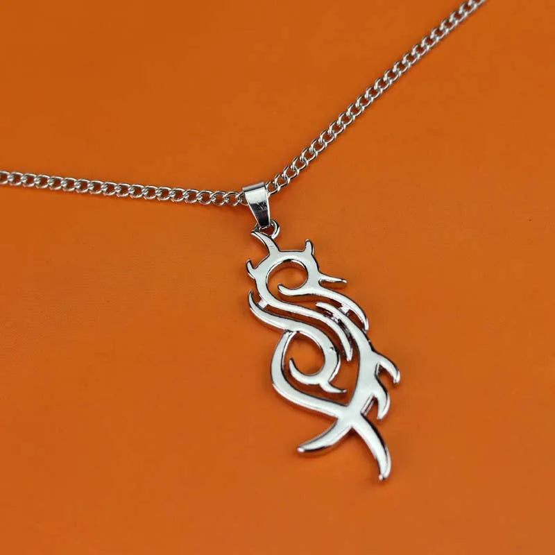Valentine's Day Gift Music Slipknot Star Necklace Pendant Charm Jewelry Accessories Decorations Pendant Gift