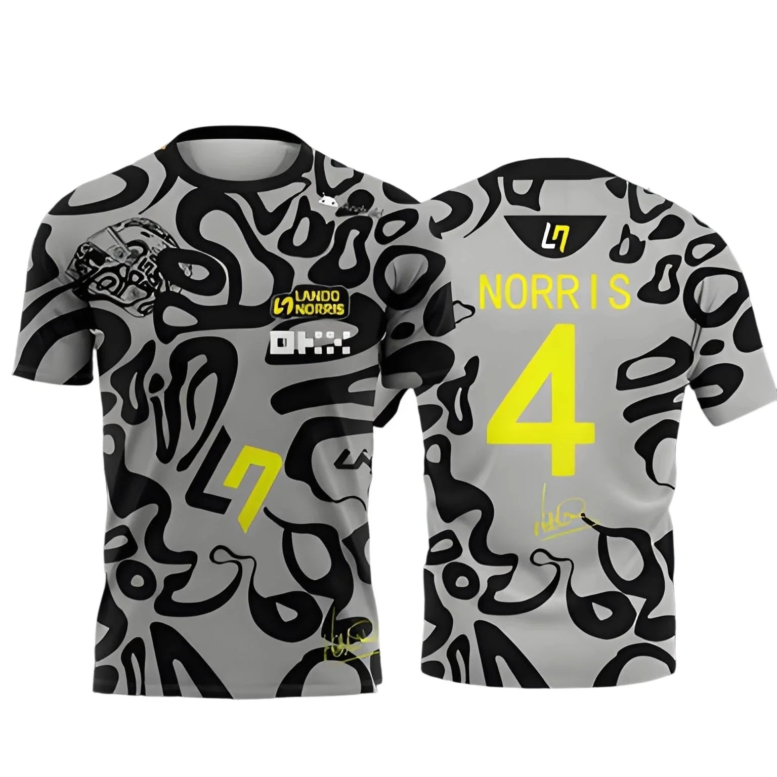 Racing Sport Theme Short-sleeve T-shirt Printed Design Casual Fashion Daily Wear Sports Enthusiasts Must-have Trendy Comfortable CB DROPSHIPPING