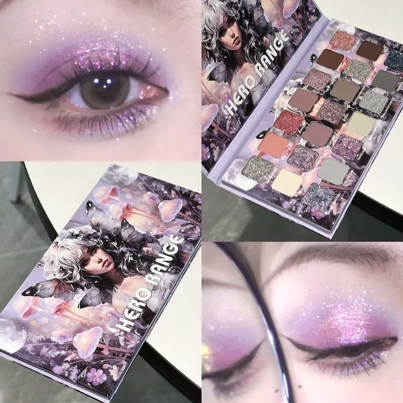 21-Color Chameleon Flashing Eyeshadow Palette Cold Moon Multi-functional Matte Shimmer Glitter Pigments Long-lasting Makeup CB DROPSHIPPING