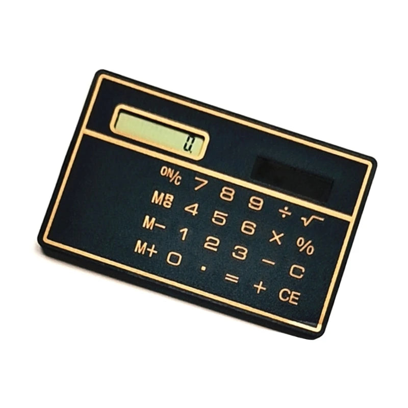 Solar Powered Calculator 8 Digit Mini Calculator Small Basic Standard Calculator CB DROPSHIPPING